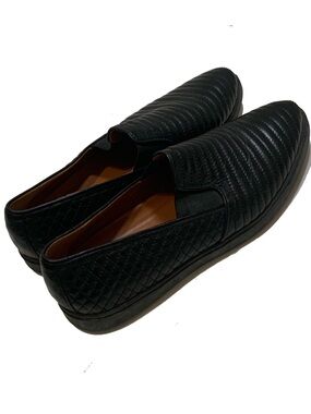 Ras women’s Black Quilted Slip-On Casual Shoes